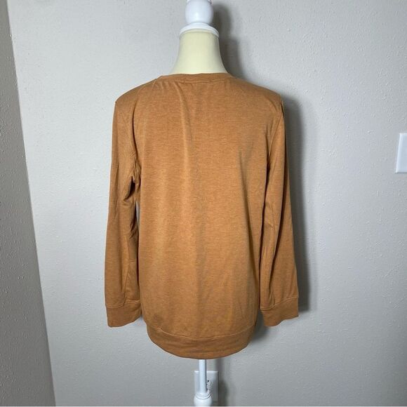 C.O.Z.Y Long Sleeve Jersey Knit Pullover Crewneck Sweatshirt Women's Size Large - Picture 12 of 13